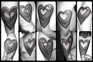 Corset heart tattoo idea