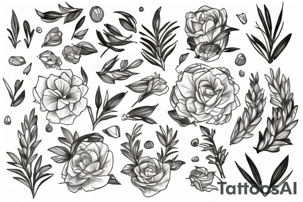 Rosemary tattoo idea