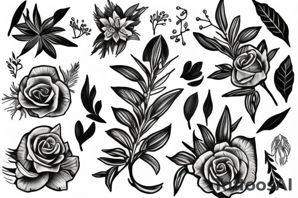 Rosemary tattoo idea