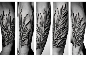 Bundle of Rosemary tattoo idea