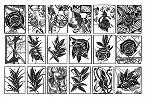 Bundle of Rosemary tattoo idea