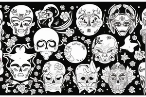 nana korobi ya oki tattoo idea