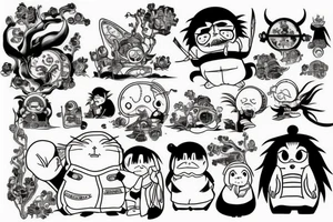 uyanga
hayao miyazaki tattoo idea