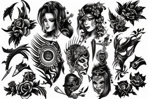 warrior tattoo idea