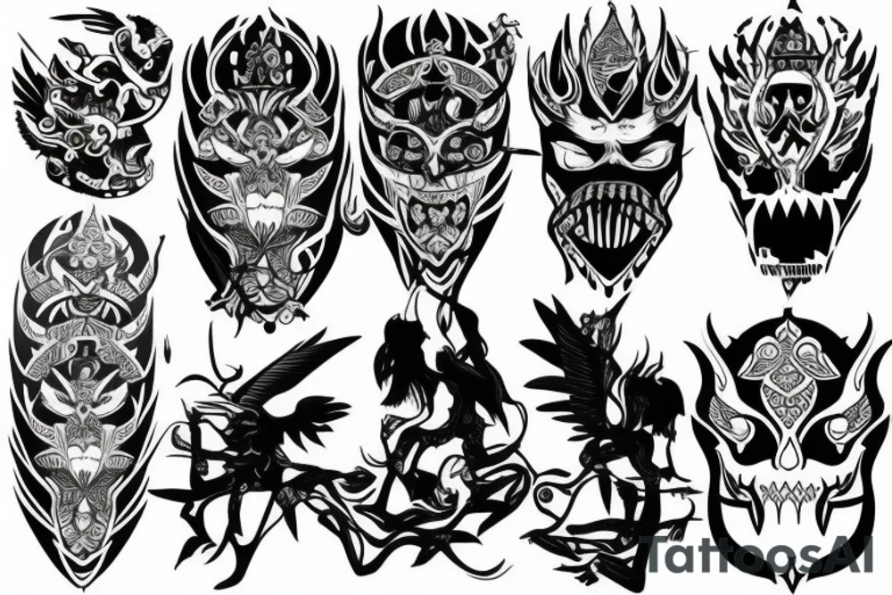 warrior tattoo idea