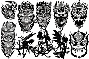 warrior tattoo idea