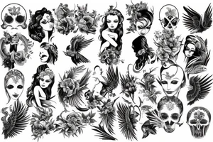 angel tattoo idea