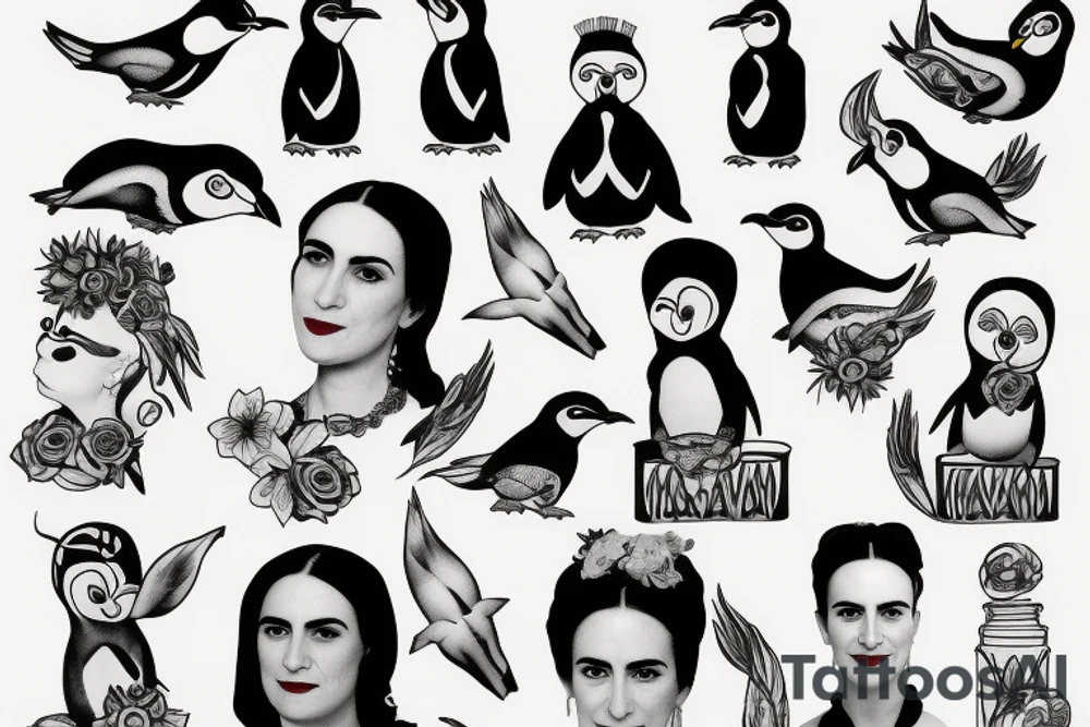 Penguin tattoo idea
