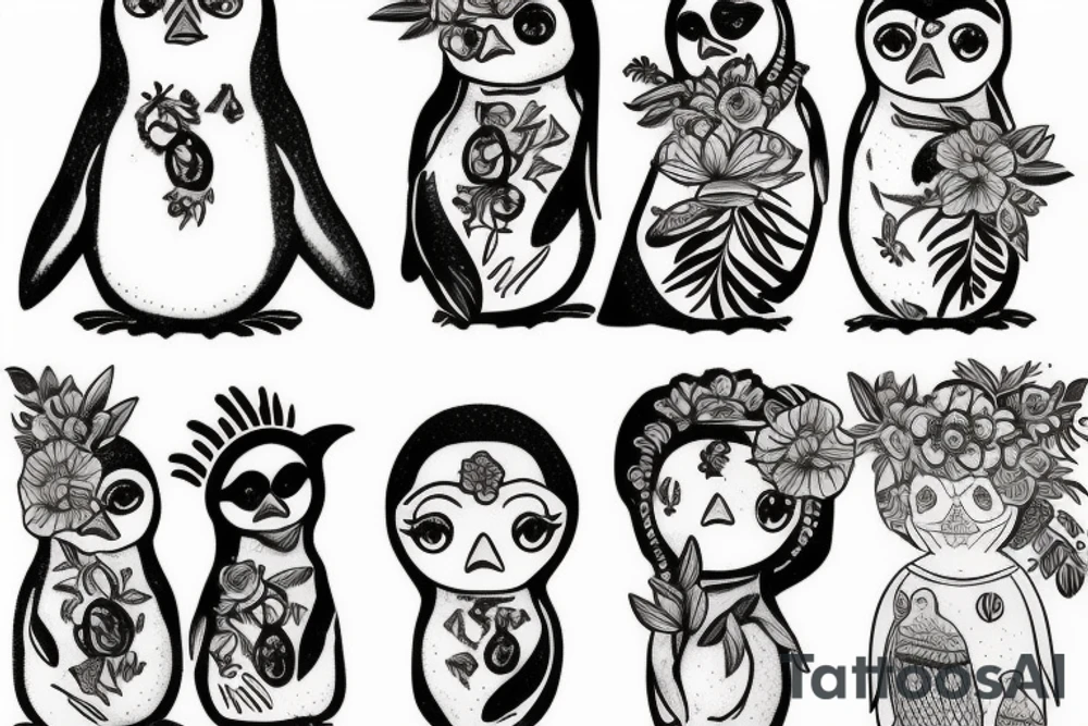 Penguin tattoo idea