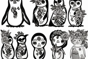 Penguin tattoo idea