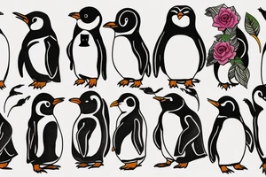 Penguin tattoo idea