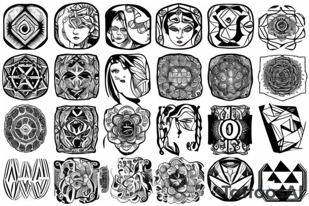 Wrist tattoo containing names - Naomi, Noah, Sophie, Luca & Avery tattoo idea