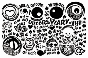 A world of only Victors. A
world of only peace. A world of only
love. I will create such a world.
I am… the ghost of the uchiha tattoo idea