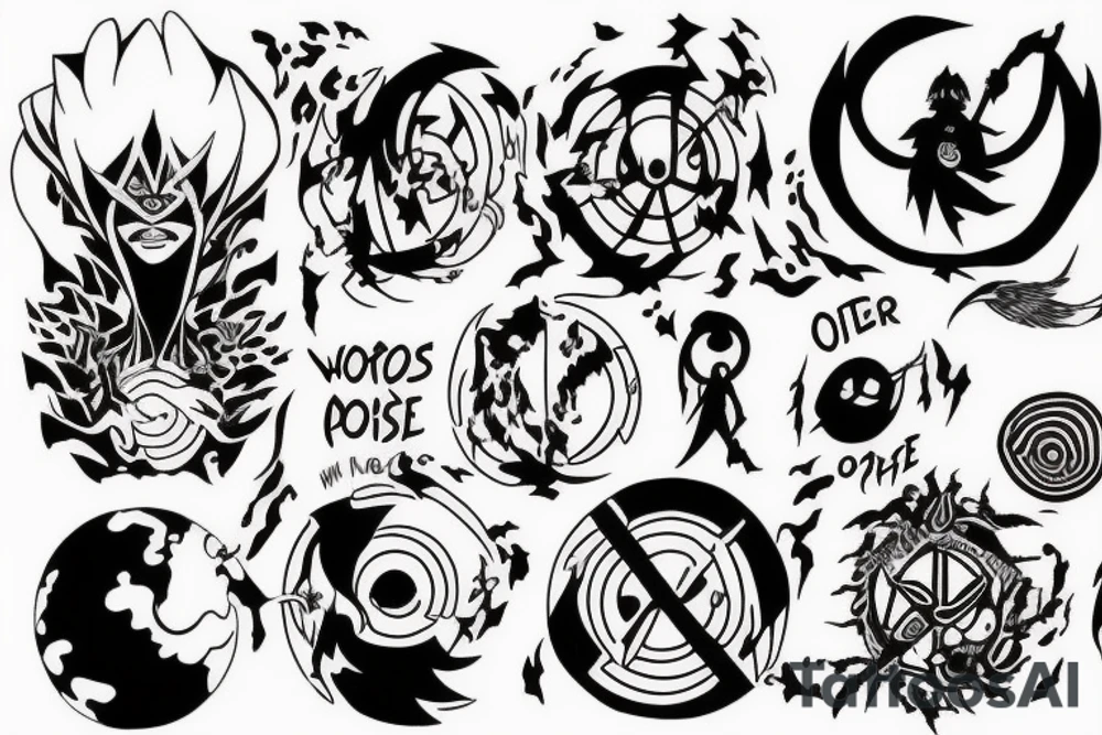 A world of only Victors. A
world of only peace. A world of only
love. I will create such a world.
I am… the ghost of the uchiha tattoo idea