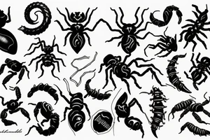 scorpion tattoo idea