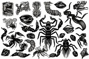 scorpion tattoo idea