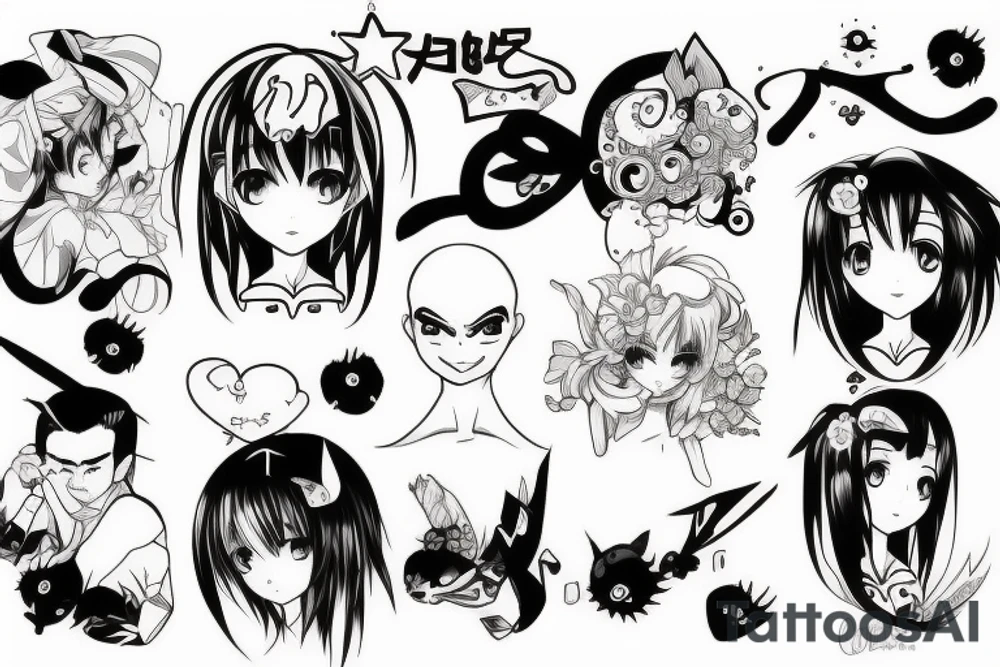 Anime but funny tattoo idea