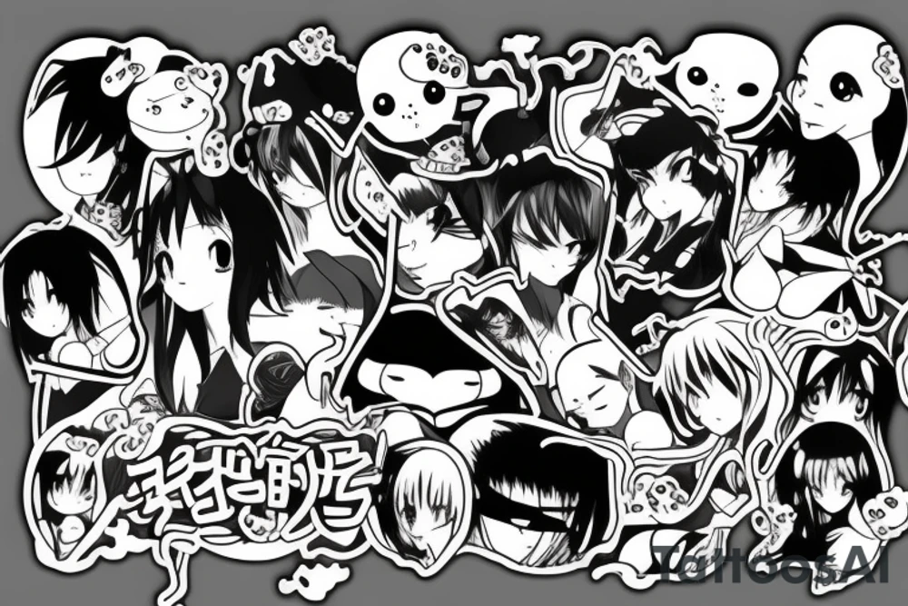 Anime but funny tattoo idea