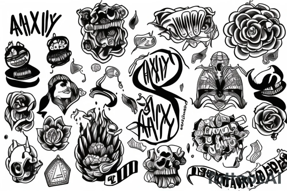 Anxiety tattoo idea