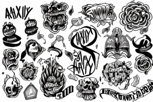 Anxiety tattoo idea