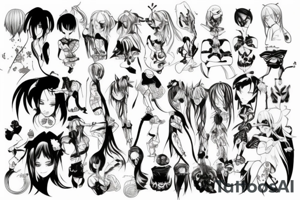 Anime character who is strong tattoo idea