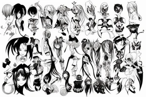 Anime character who is strong tattoo idea