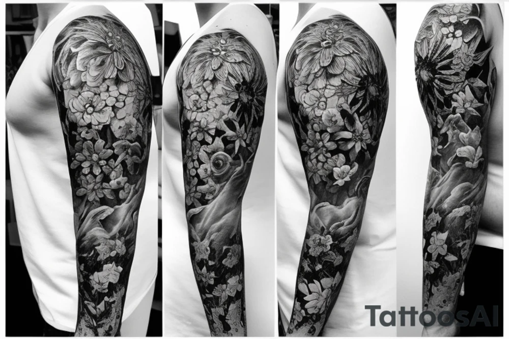 Flowers tattoo idea