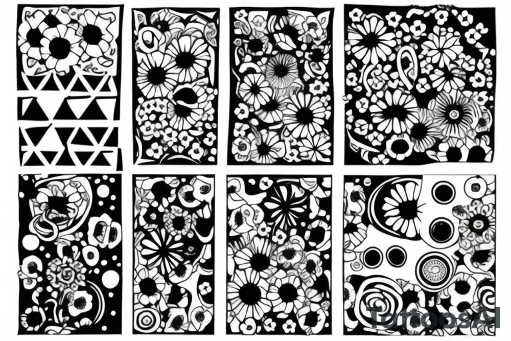 Flowers tattoo idea
