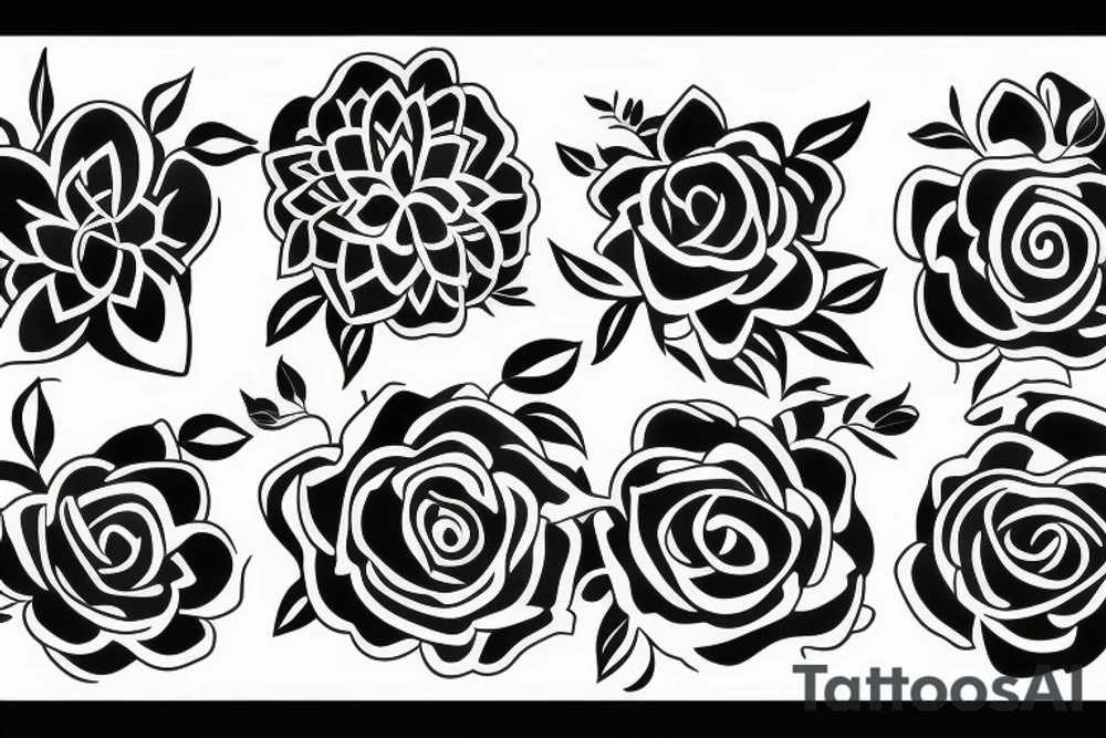 Flowers tattoo idea