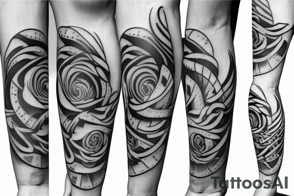 cat Fibonacci tattoo idea
