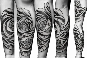 cat Fibonacci tattoo idea