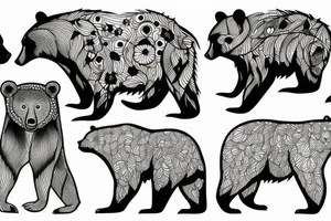 Bear tattoo idea