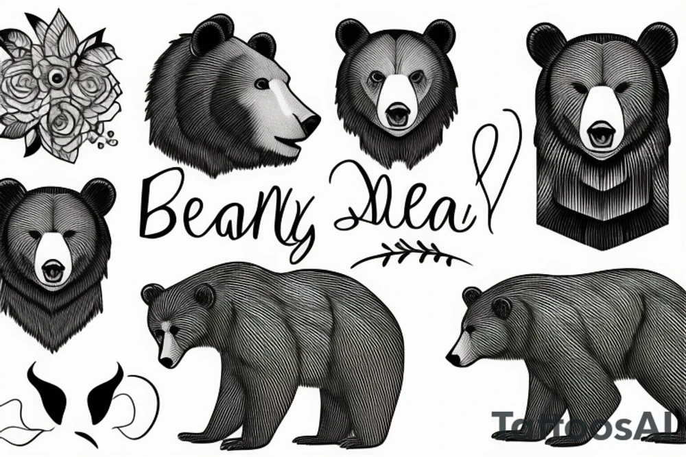 Bear tattoo idea