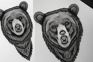 Bear tattoo idea