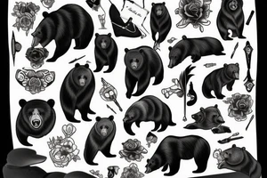 bear tattoo idea