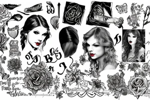 taylor swift tattoo idea