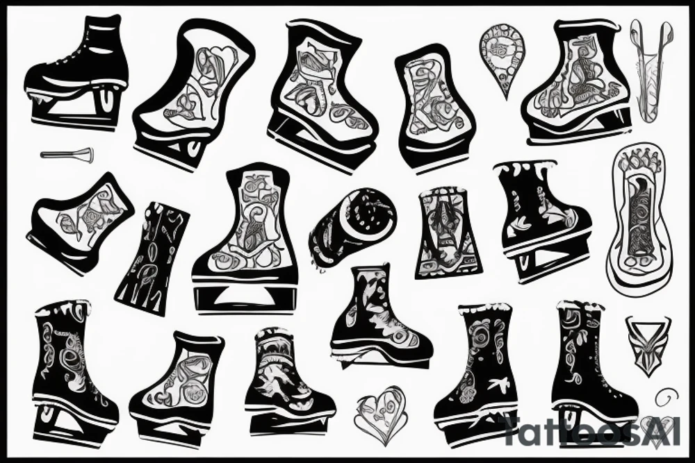 ice rink tattoo idea