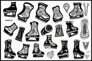 ice rink tattoo idea