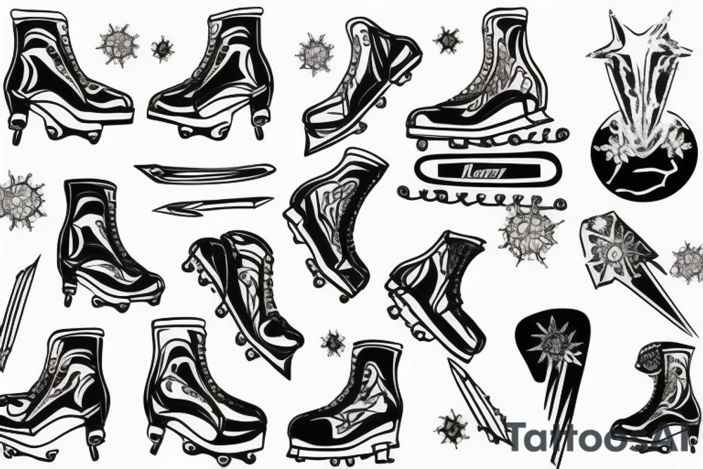 ice rink tattoo idea