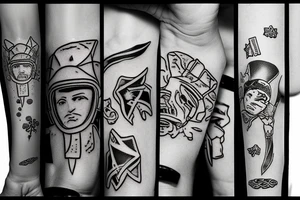 ice hockey tattoo idea