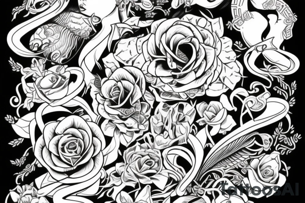 Bogini mokosz tatuaż na plecy tattoo idea