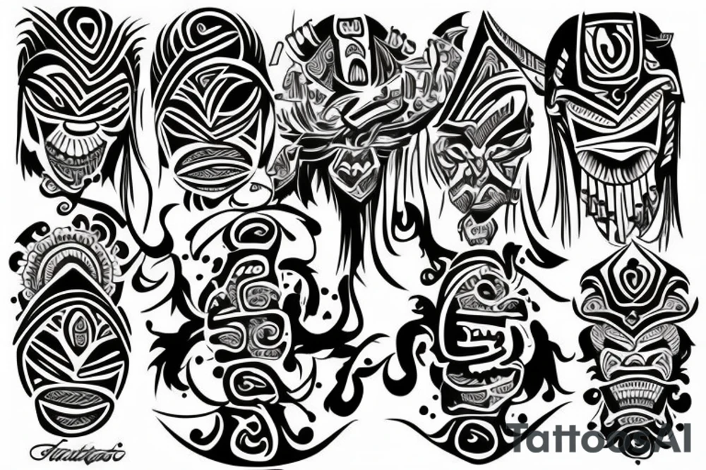 tatouage tahitien tattoo idea