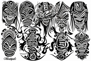tatouage tahitien tattoo idea