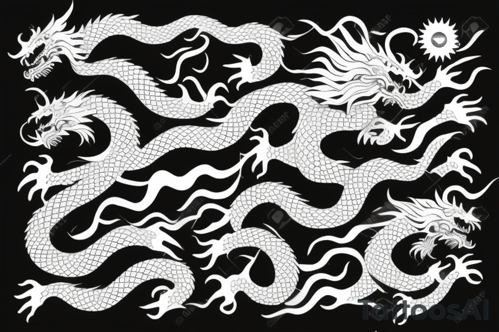 Chinese dragon tattoo idea