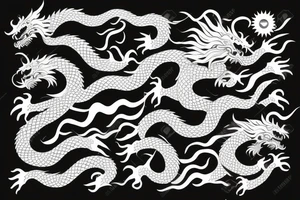 Chinese dragon tattoo idea