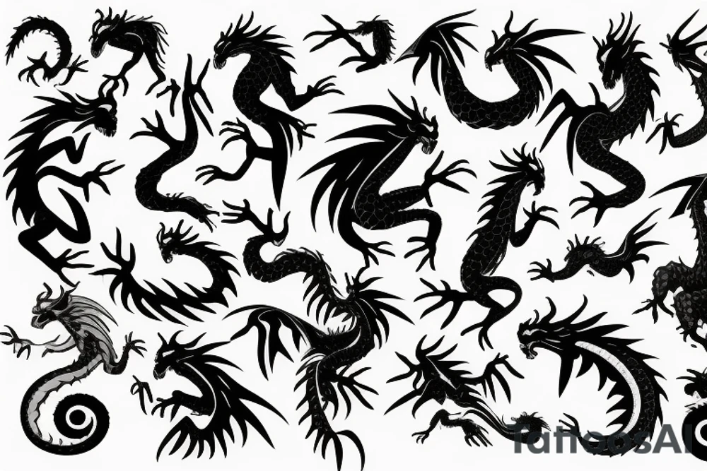 dragon tattoo idea