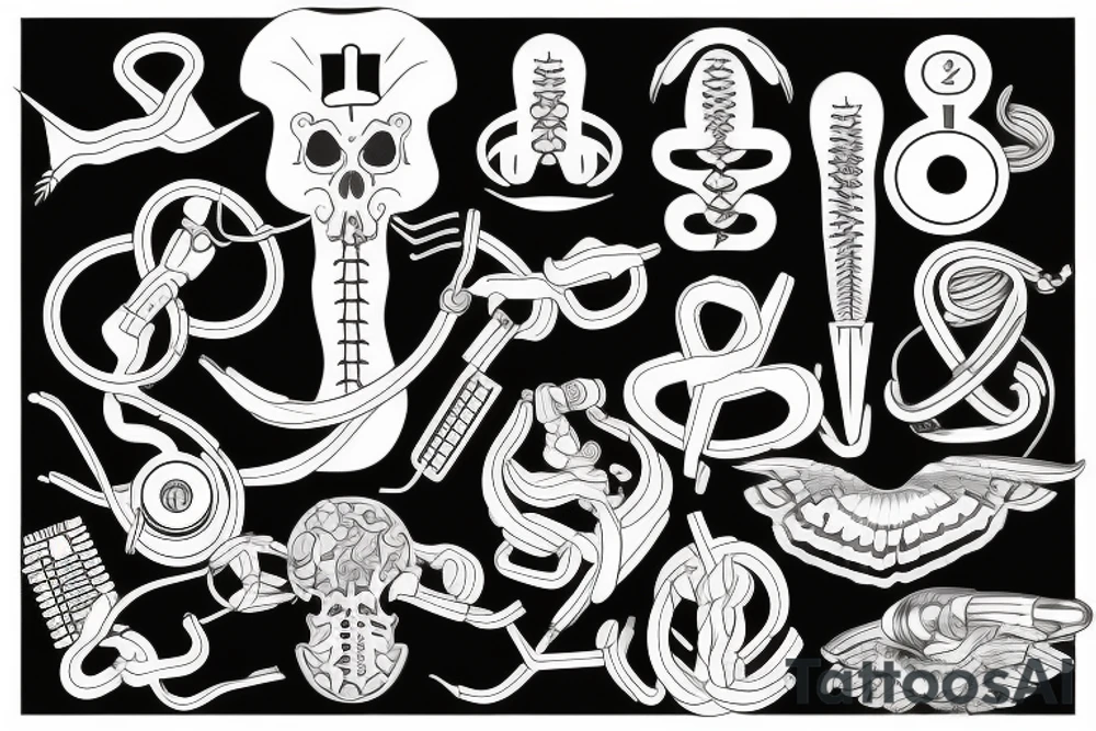 medical doctor caduceus tattoo idea