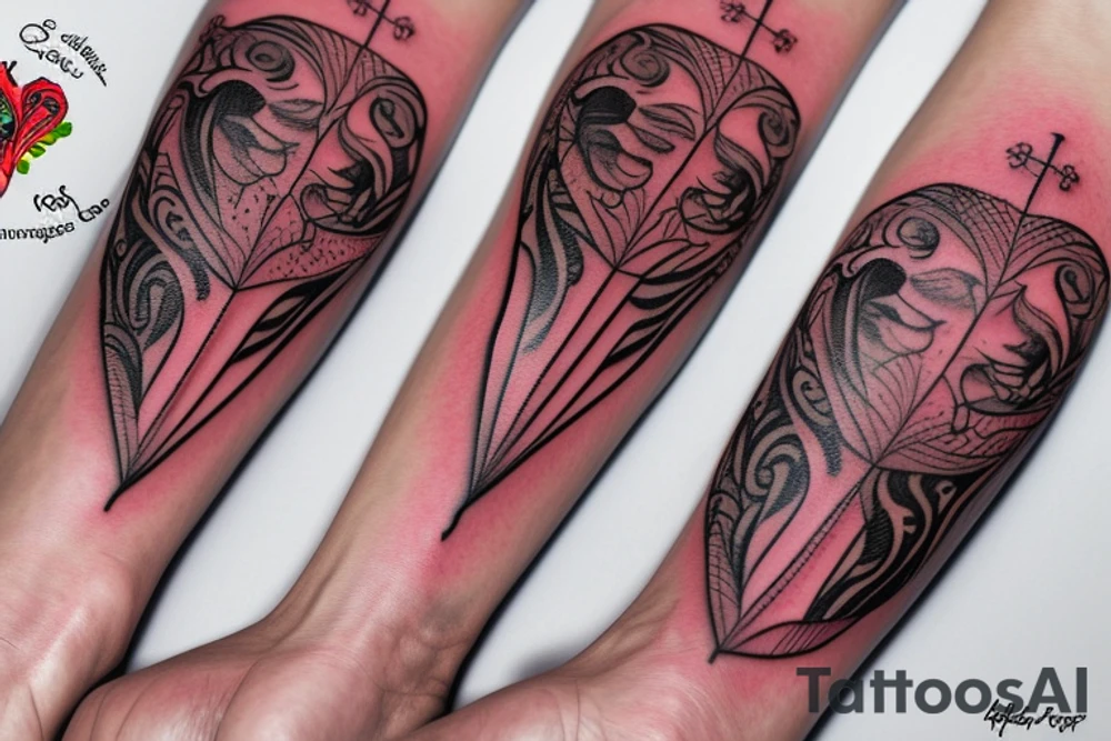 LATIN AMERICA BLOOD VEINS tattoo idea