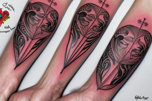 LATIN AMERICA BLOOD VEINS tattoo idea