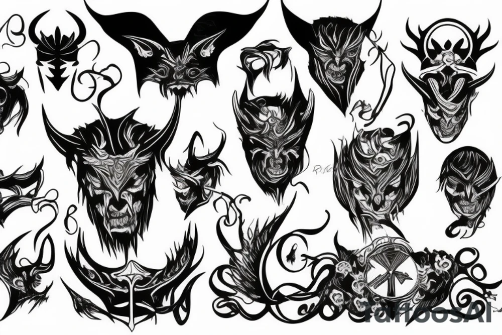 demon male fullboyd tattoo idea